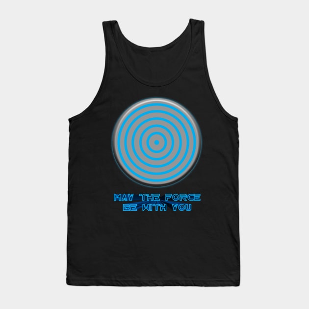 TRON - May The Force Be With You Tank Top by HellraiserDesigns